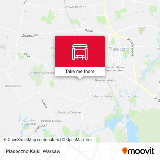 Карта Piaseczno Kajki