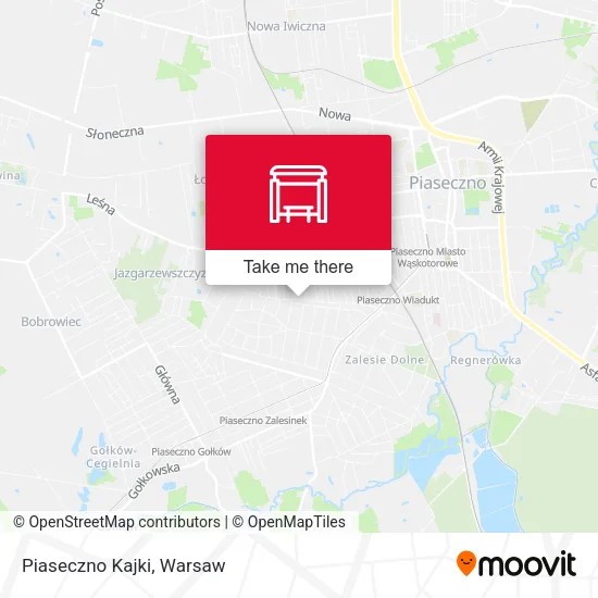 Карта Piaseczno Kajki