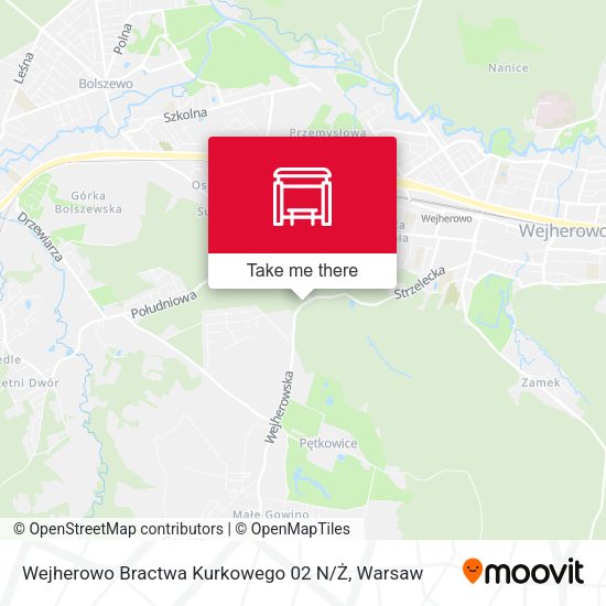 Wejherowo Bractwa Kurkowego 02 N / Ż map