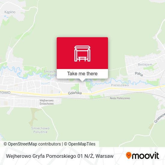 Wejherowo Gryfa Pomorskiego 01 N / Ż map