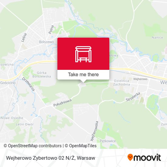 Wejherowo Zybertowo 02 N/Ż map