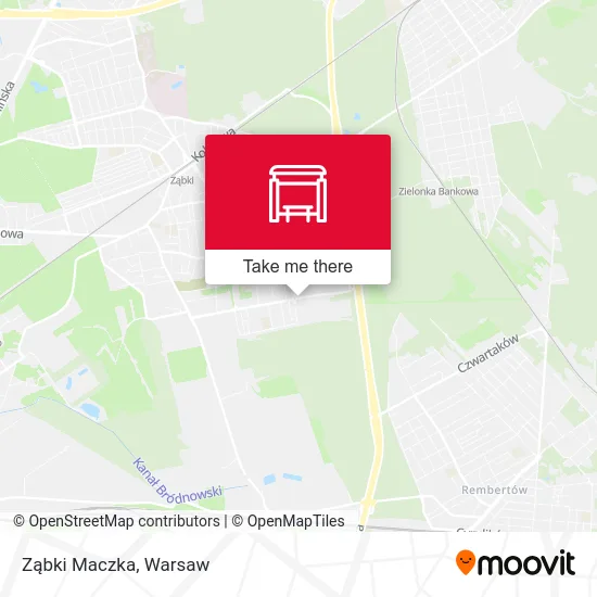 Карта Ząbki Maczka