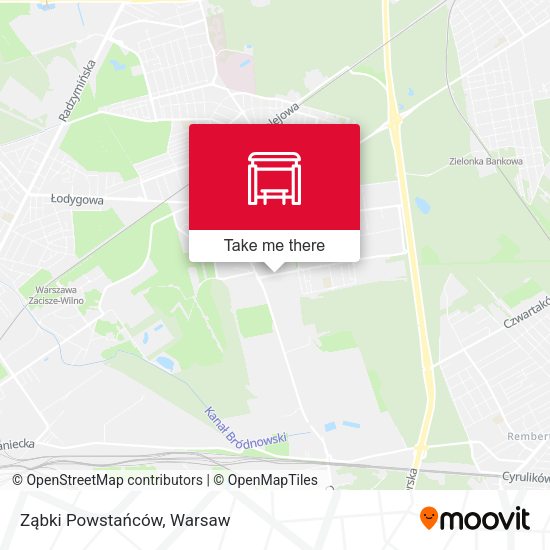 Ząbki Powstańców map