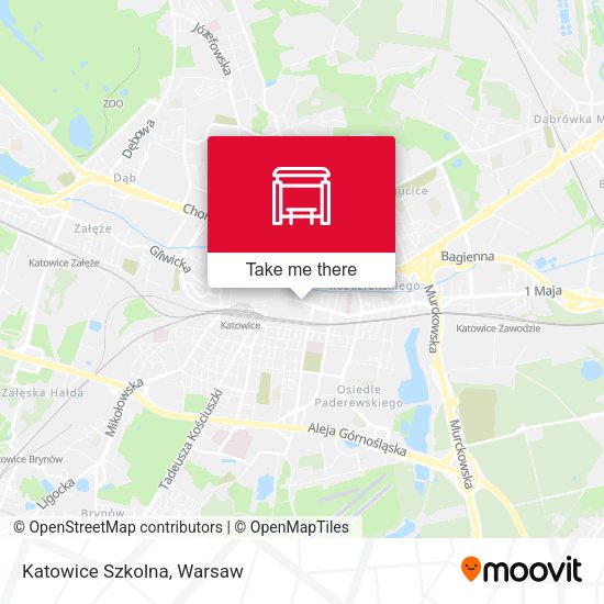 Katowice Szkolna map