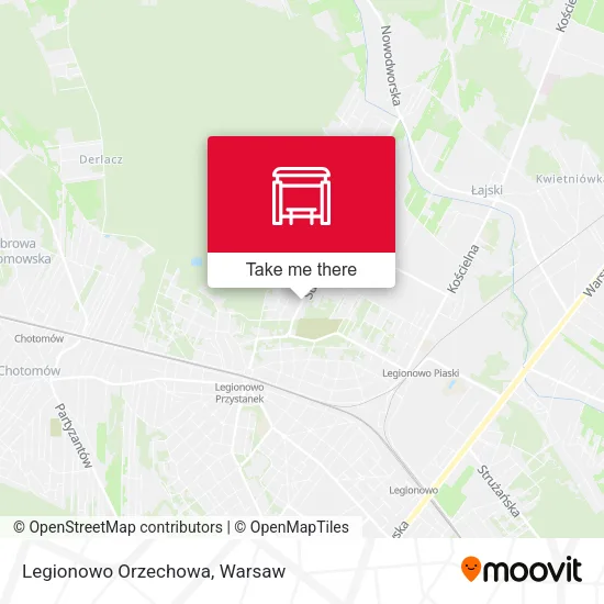 Карта Legionowo Orzechowa