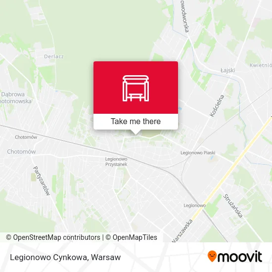 Карта Legionowo Cynkowa