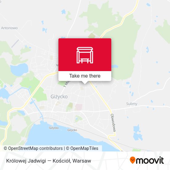 Królowej Jadwigi — Kościół map