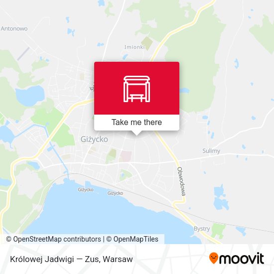 Królowej Jadwigi — Zus map