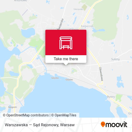 Warszawska — Sąd Rejonowy map