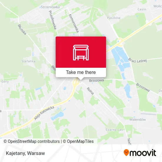 Карта Kajetany