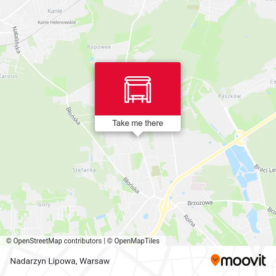 Карта Nadarzyn Lipowa