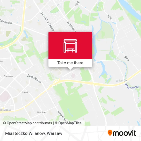 Карта Miasteczko Wilanów