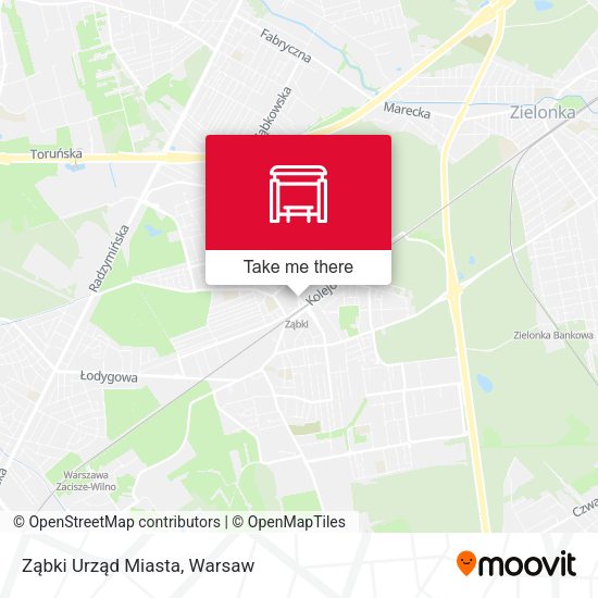 Ząbki Urząd Miasta map