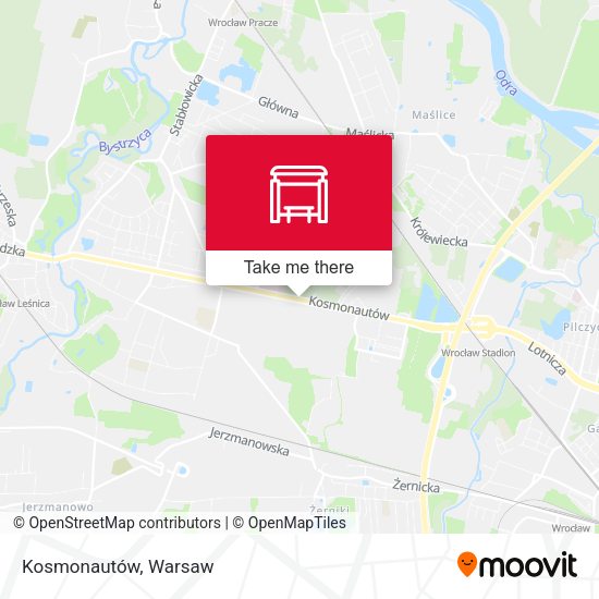 Kosmonautów map