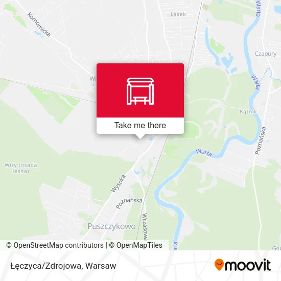 Карта Łęczyca/Zdrojowa