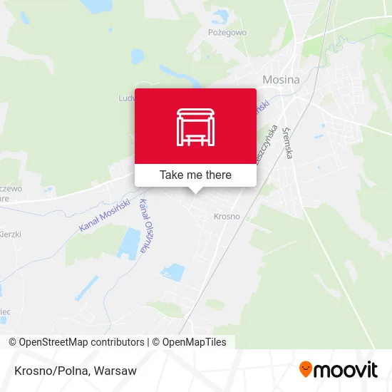 Карта Krosno/Polna