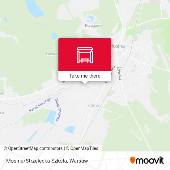 Карта Mosina/Strzelecka Szkoła