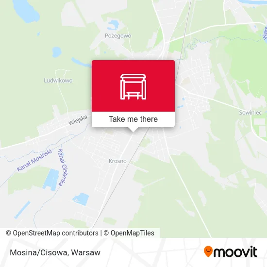 Карта Mosina/Cisowa