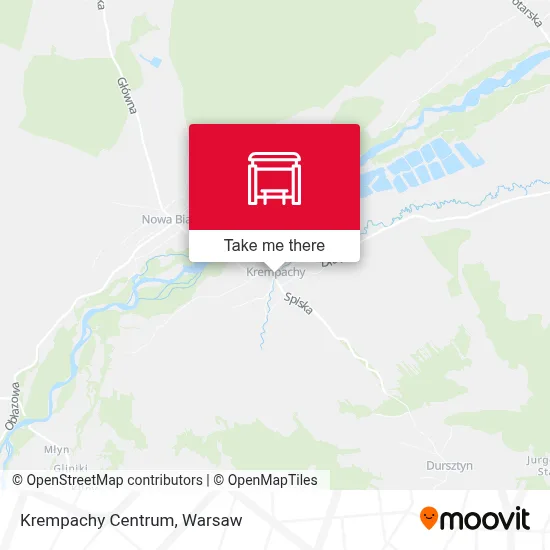 Krempachy Centrum map
