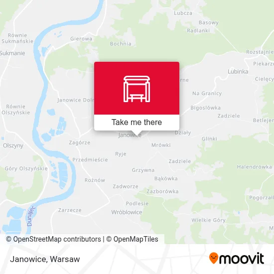 Janowice map