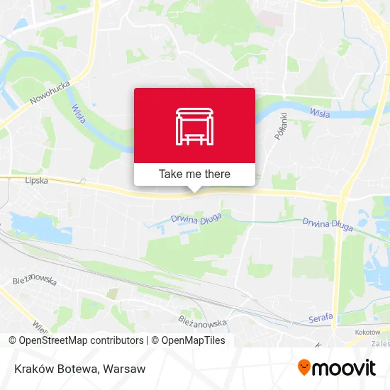 Kraków Botewa map