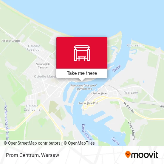 Prom Centrum map
