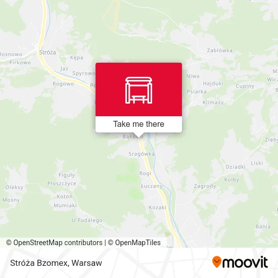 Карта Stróża Bzomex