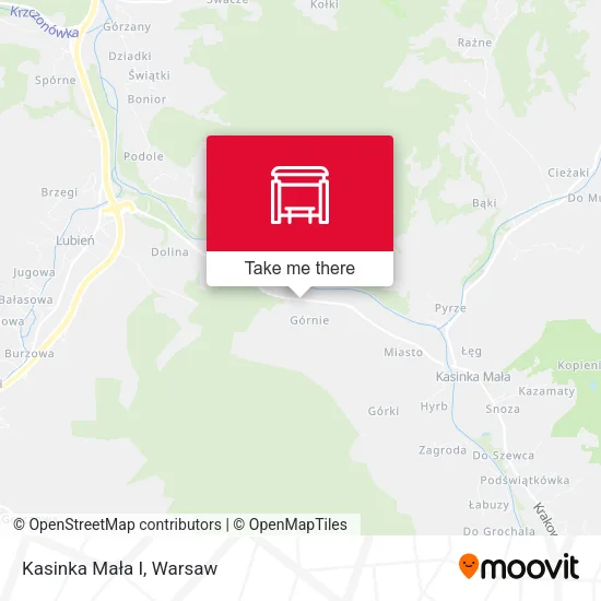 Карта Kasinka Mała I