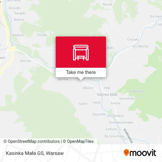Карта Kasinka Mała GS