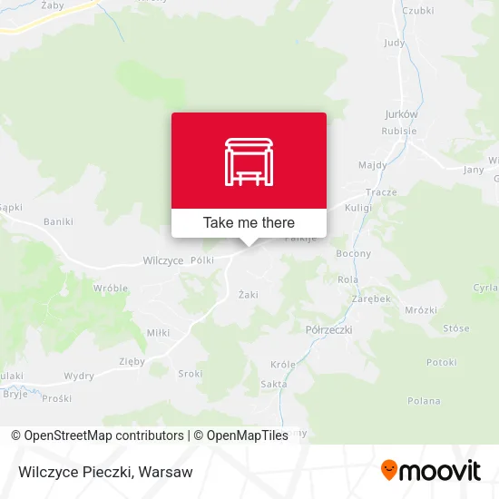 Карта Wilczyce Pieczki