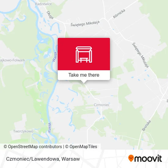 Карта Czmoniec/Lawendowa