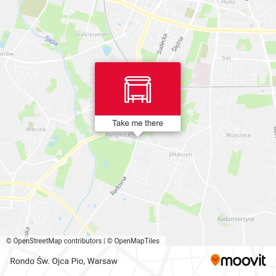 Rondo Św. Ojca Pio map