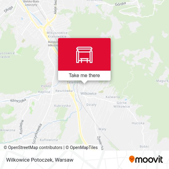Карта Wilkowice Potoczek