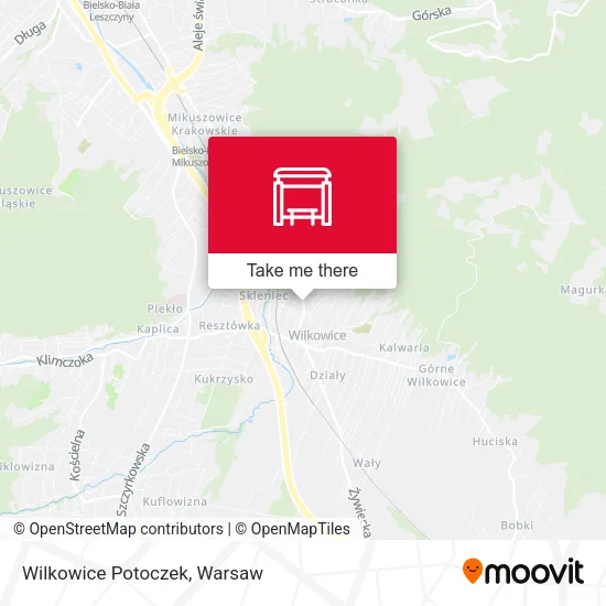 Карта Wilkowice Potoczek