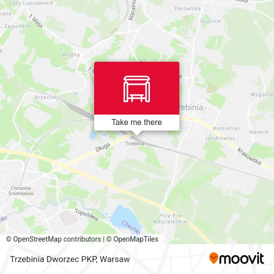 Карта Trzebinia Dworzec PKP