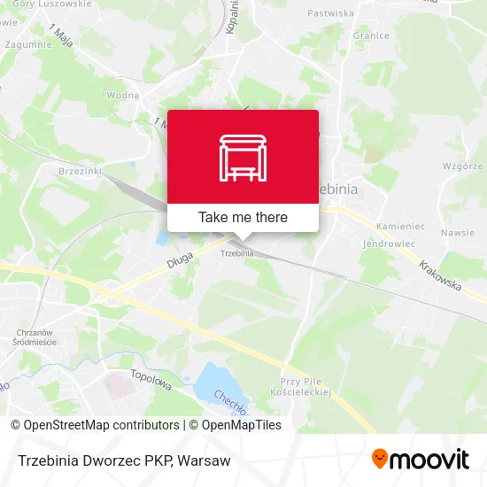 Карта Trzebinia Dworzec PKP
