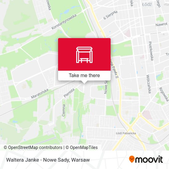 Карта Waltera Janke - Nowe Sady