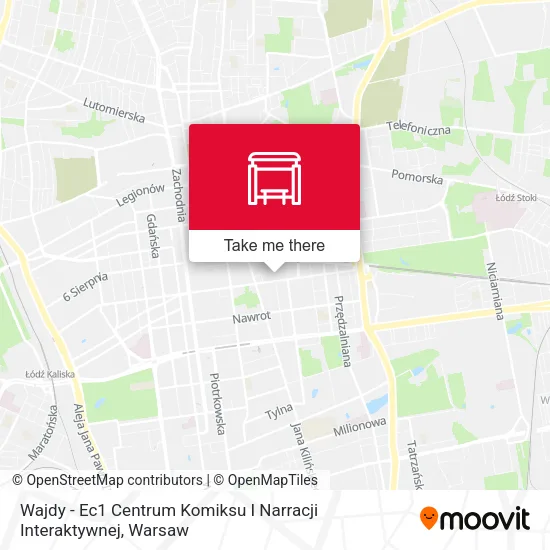 Карта Wajdy - Ec1 Centrum Komiksu I Narracji Interaktywnej