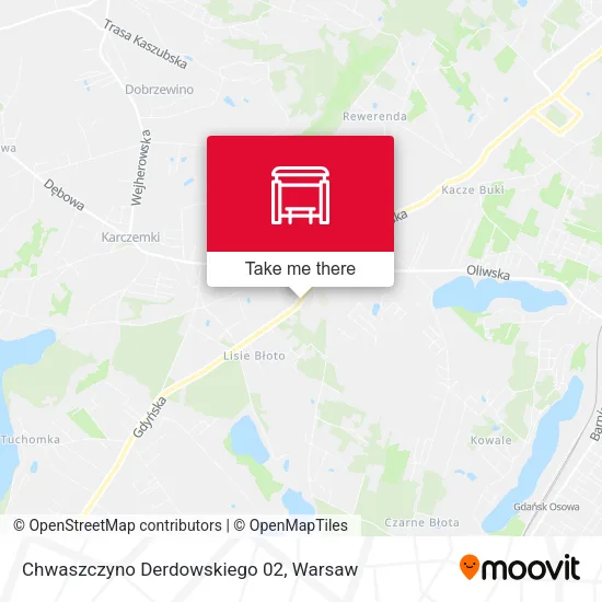 Карта Chwaszczyno Derdowskiego 02