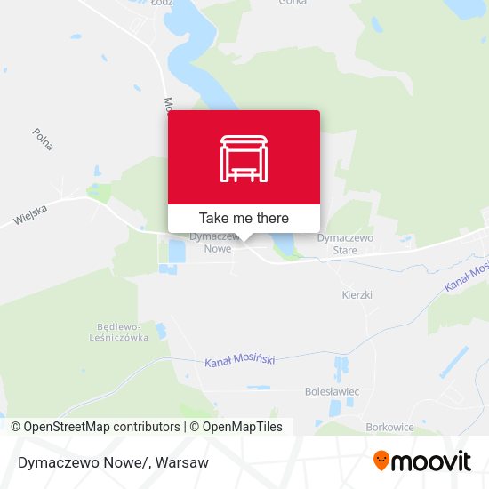 Карта Dymaczewo Nowe/