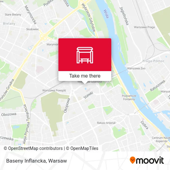 Карта Baseny Inflancka