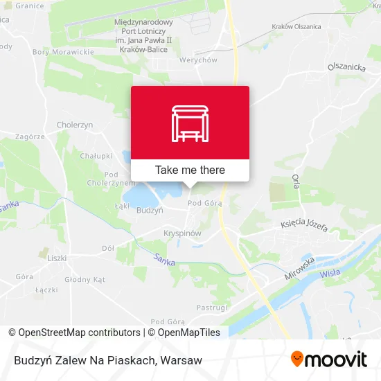 Карта Budzyń Zalew Na Piaskach