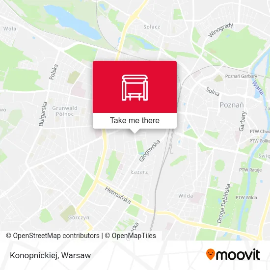 Карта Konopnickiej