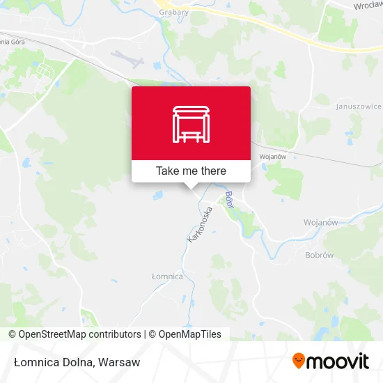 Карта Łomnica Dolna