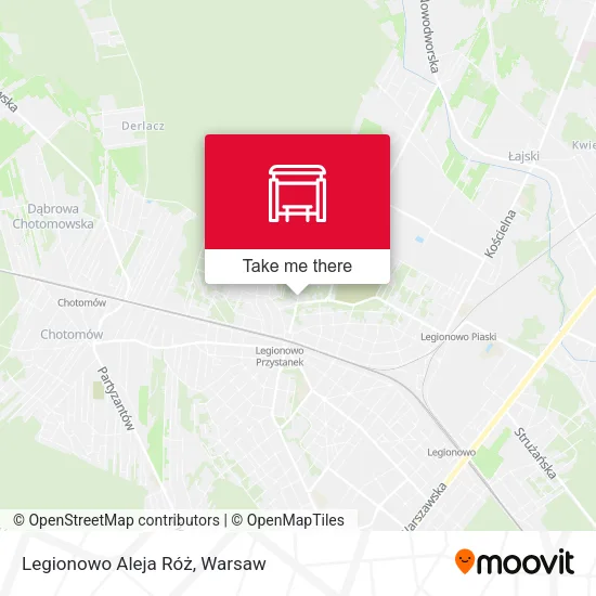 Карта Legionowo Aleja Róż