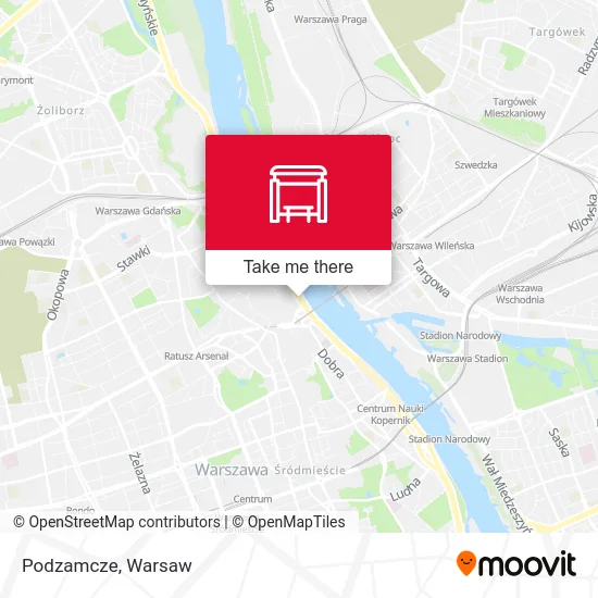 Карта Podzamcze