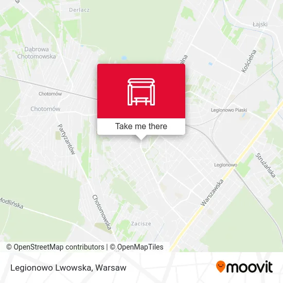 Карта Legionowo Lwowska