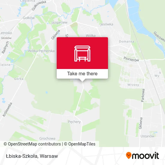 Карта Łbiska-Szkoła