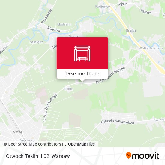 Otwock Teklin II map