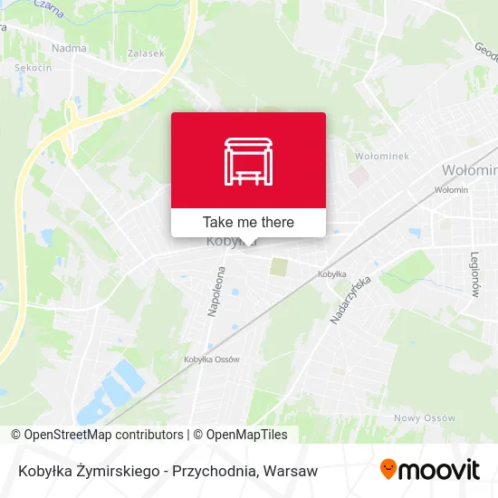 Карта Kobyłka Żymirskiego - Przychodnia